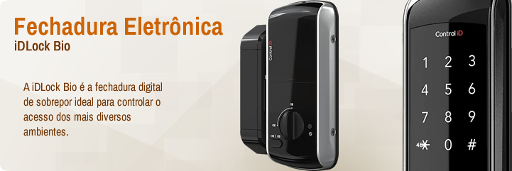 Fechadura Eletrônica Biométrica - iDLock Bio